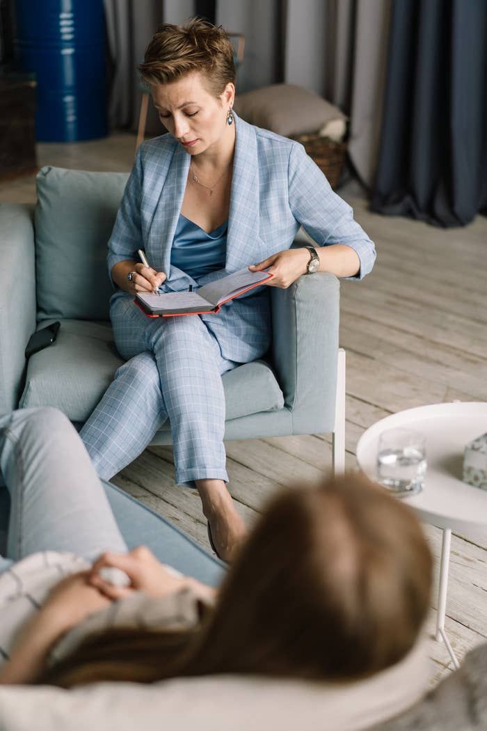 Person reflecting on their experience with therapy during a major life transition in Chicago